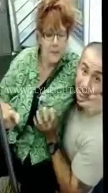 Granny Gone Wild on the City Subway!