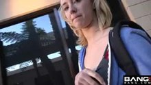Tiny titty exposed in public