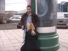 Blowjob Outside The Subway Station