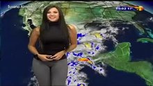 Weather Woman's forecast of an extremely sexy weather