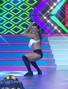 Amazing butt on Argentinian tv show