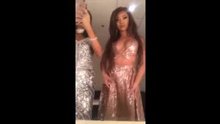 Ayumi Anime lifts her dress to expose her pussy