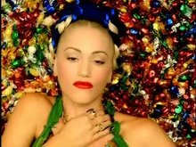 Gwen Stefani in her music video for "Luxurious"