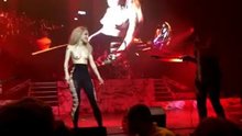 Woman flashes her pussy at Steel Panther concert