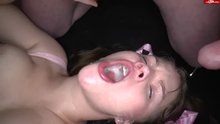 Laura teen fucked and cummed on