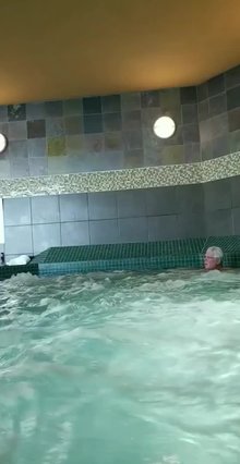 In a public jacuzzi with strangers f/36