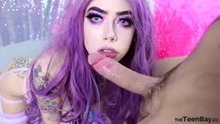 Crazy Purple-Haired Girlfriend